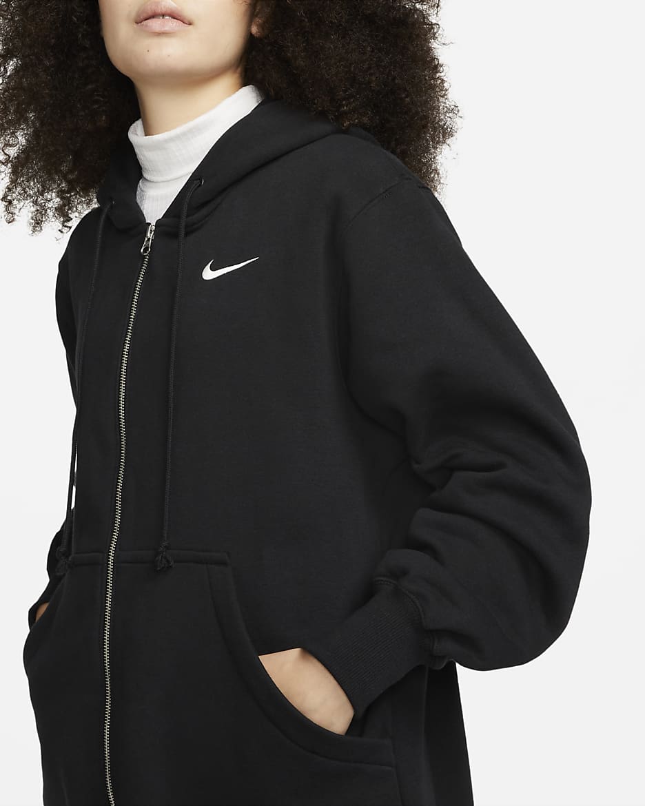 Nike Sportswear Phoenix Fleece Women s Oversized Long Full Zip Hoodie. Nike